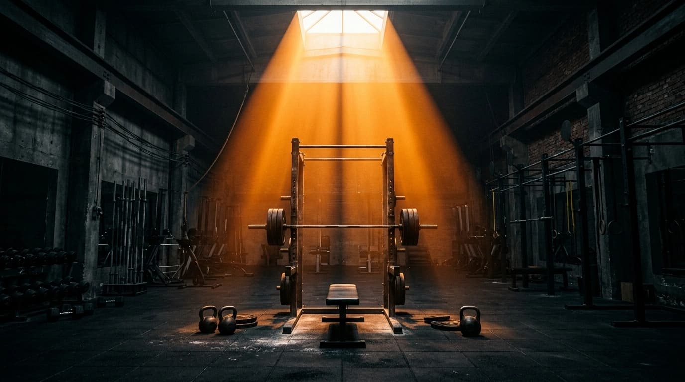 Dark Dramatic Fitness Motivation Background