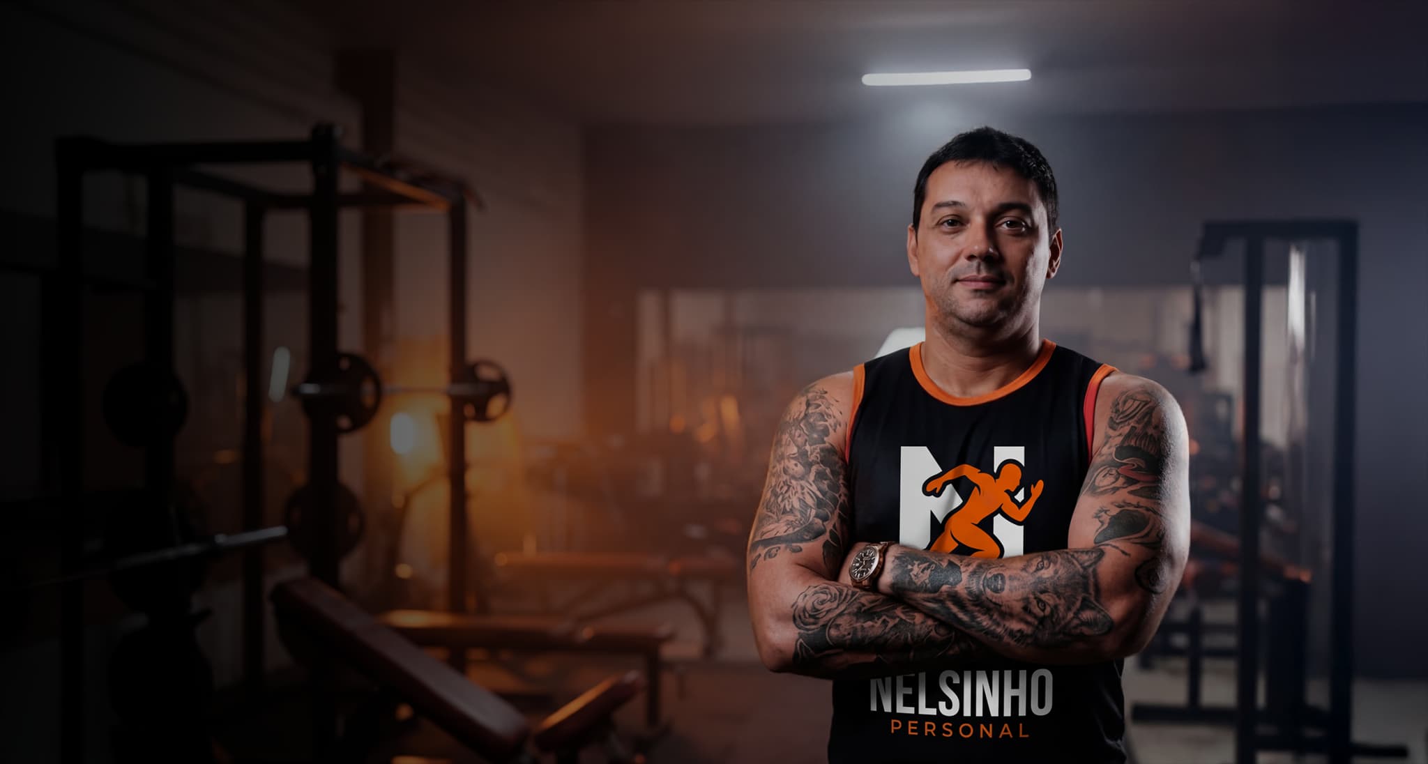 Nelsinho Personal treinando aluno